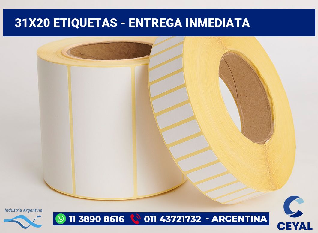 31x20 Etiquetas