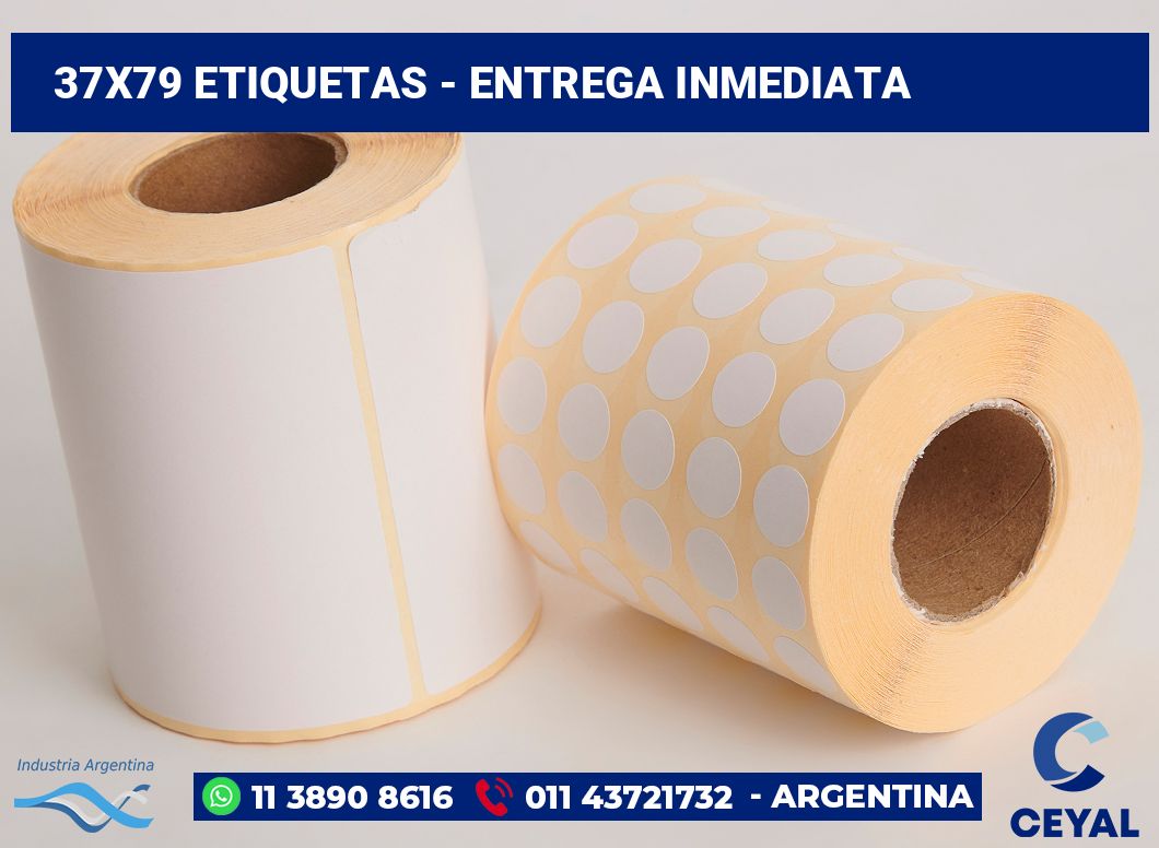 37x79 Etiquetas