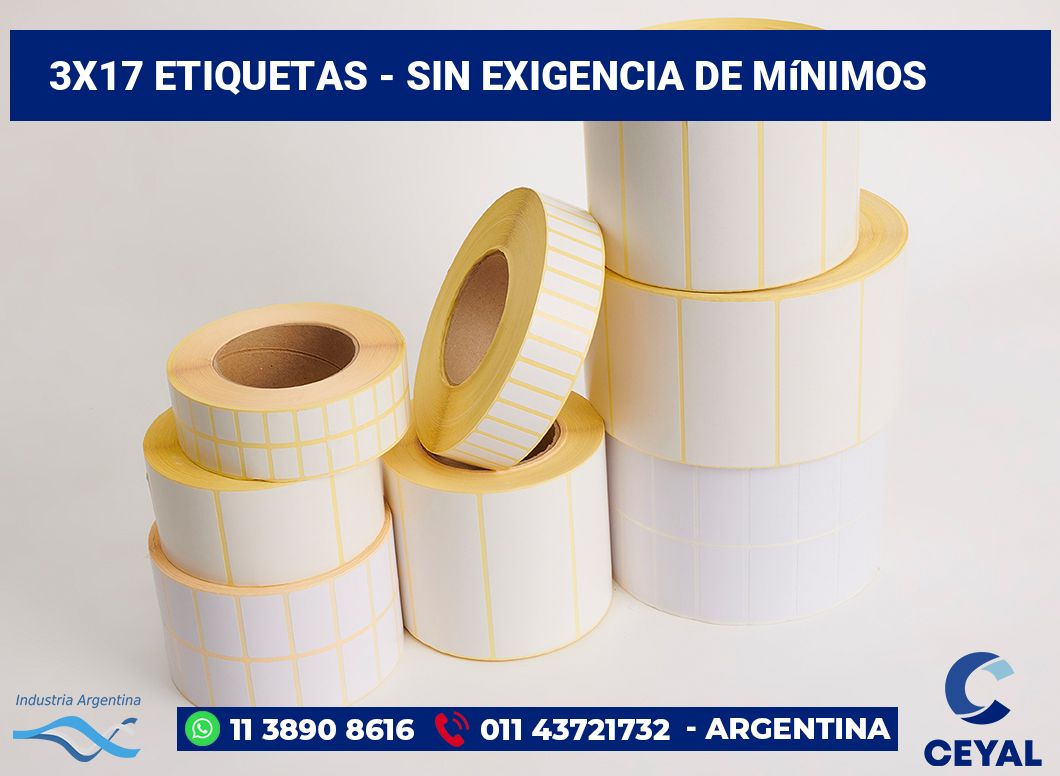 3x17 Etiquetas