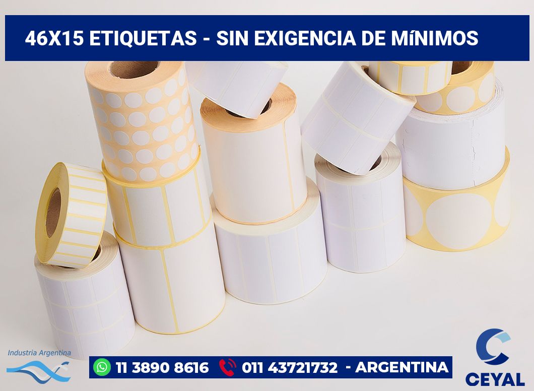 46×15 Etiquetas