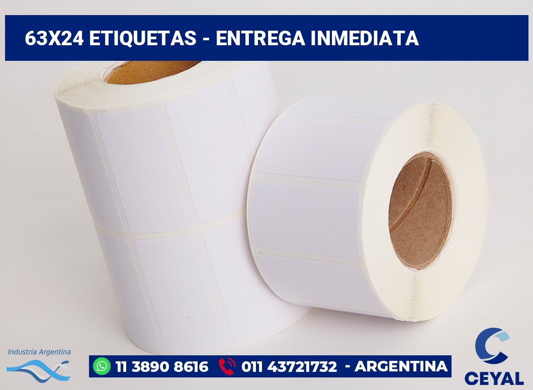 63x24 Etiquetas