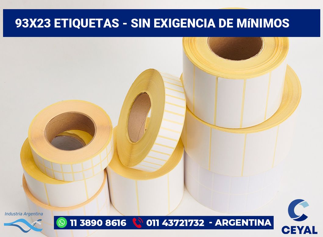 93×23 Etiquetas