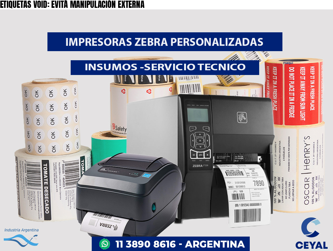 ETIQUETAS VOID: EVITÁ MANIPULACIÓN EXTERNA