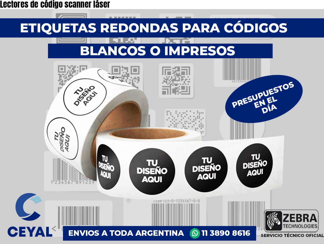 Lectores de código scanner láser