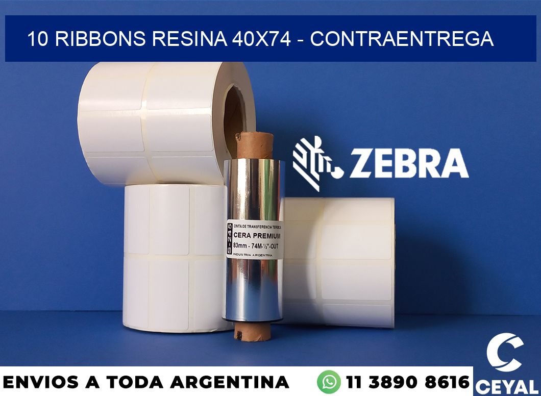 10 Ribbons resina 40x74 - contraentrega