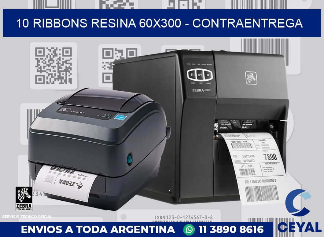 10 Ribbons resina 60x300 - contraentrega