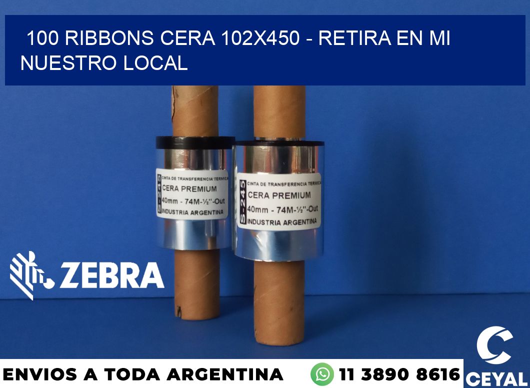 100 Ribbons cera 102x450 - retira en mi nuestro local