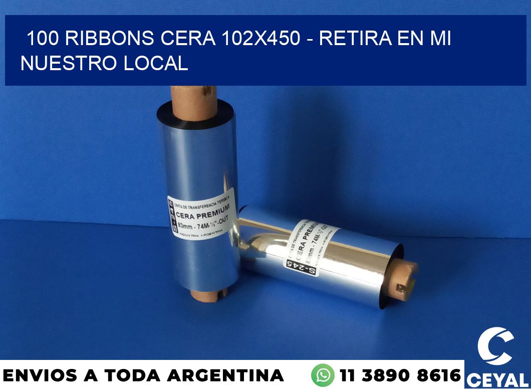 100 Ribbons cera 102×450 – retira en mi nuestro local