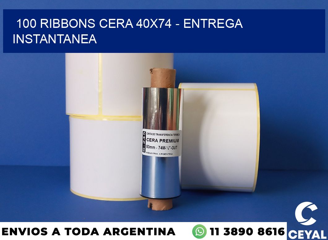 100 Ribbons cera 40×74 – entrega instantanea
