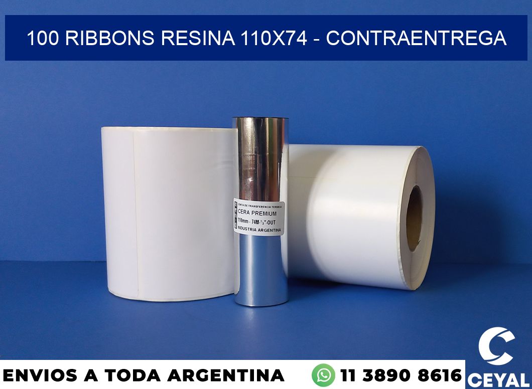 100 Ribbons resina 110×74 – contraentrega