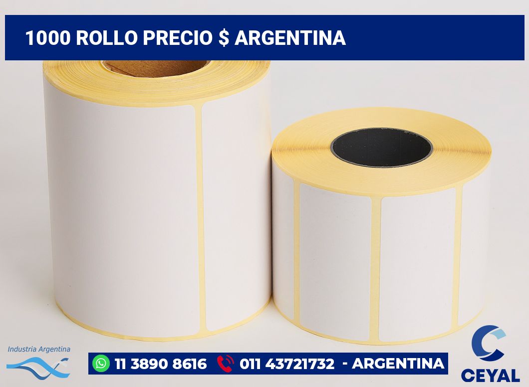 1000 Rollo precio $ argentina