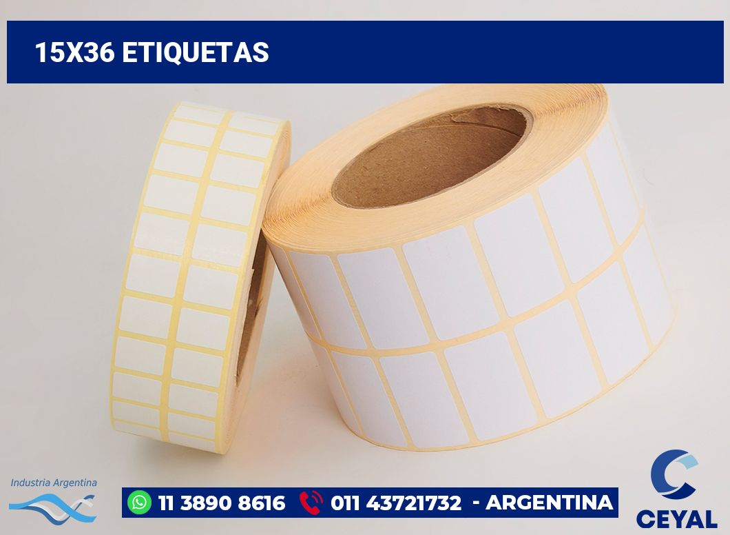 15x36 Etiquetas