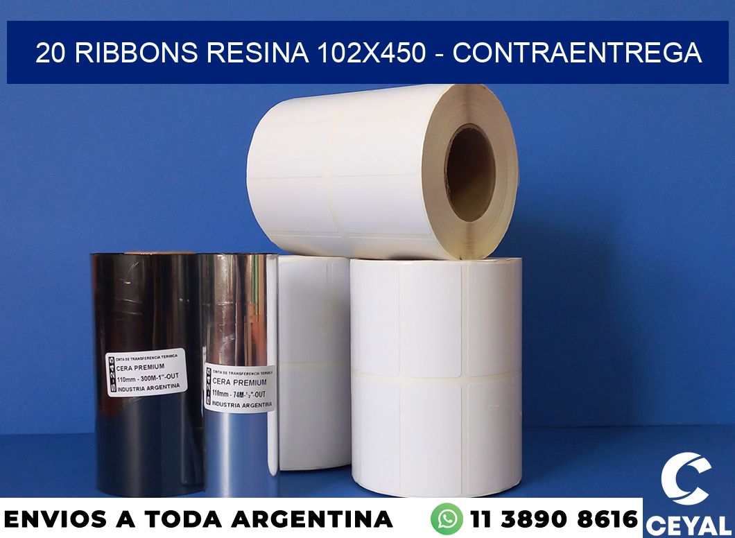 20 Ribbons resina 102×450 – contraentrega