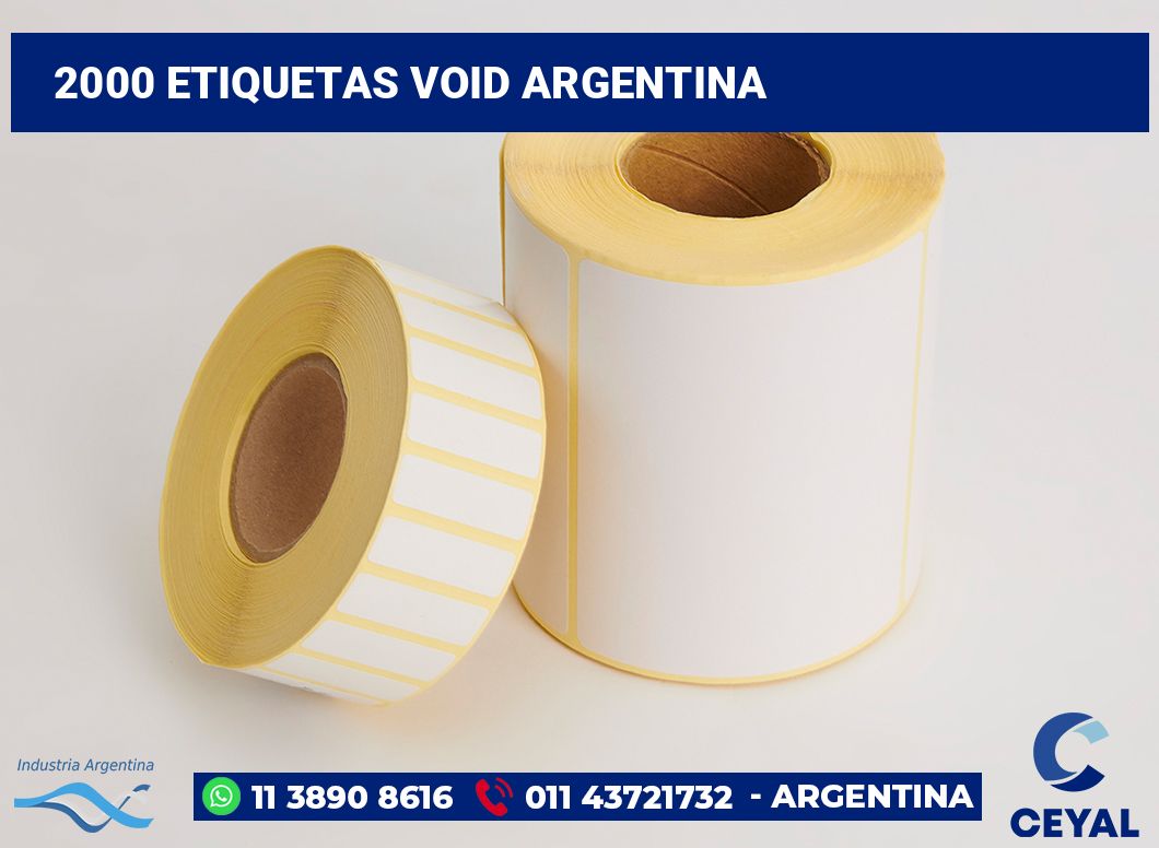 2000 Etiquetas void argentina