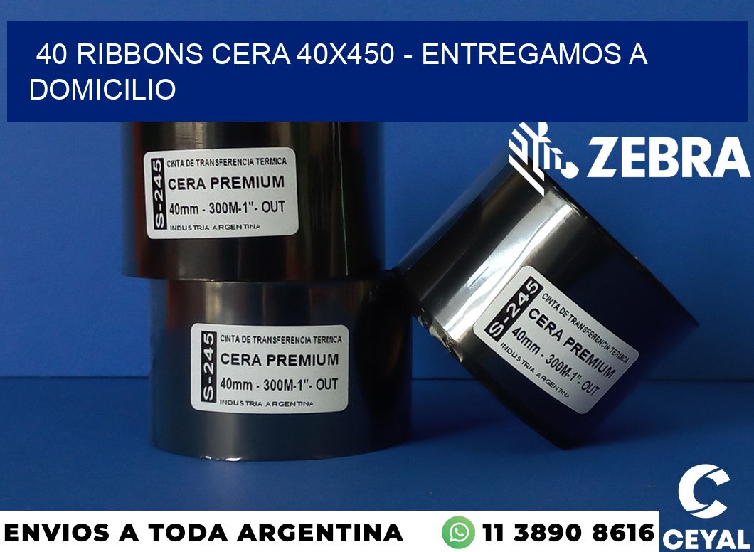 40 Ribbons cera 40x450 - entregamos a domicilio