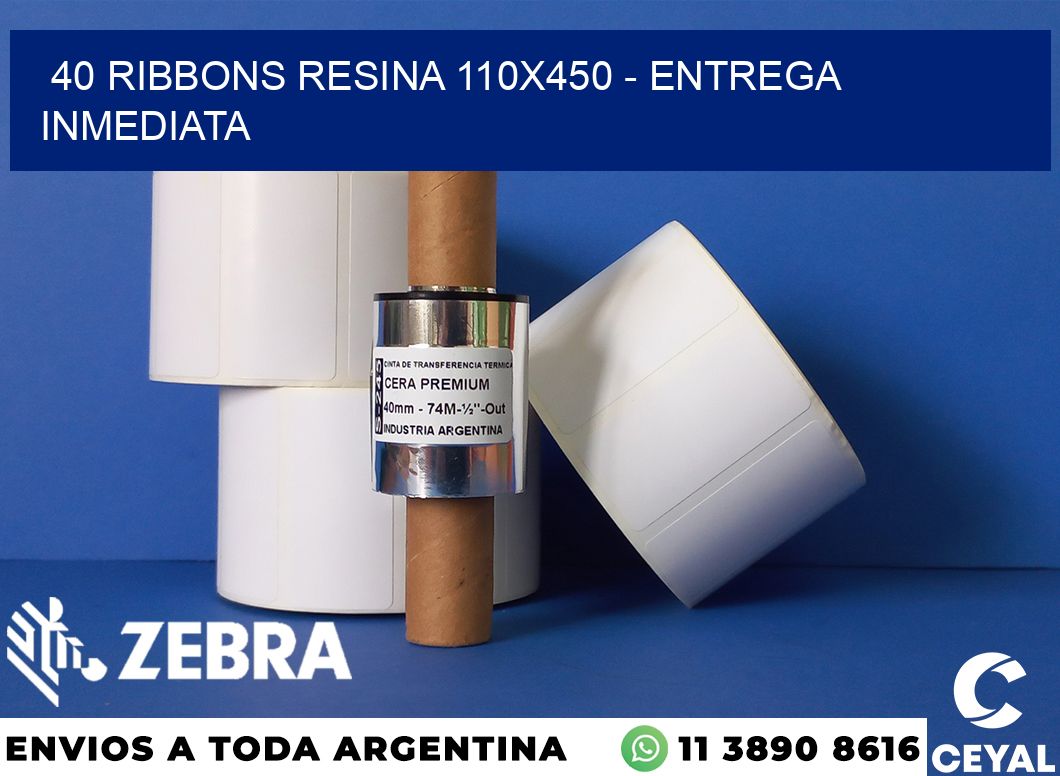 40 Ribbons resina 110x450 - Entrega inmediata