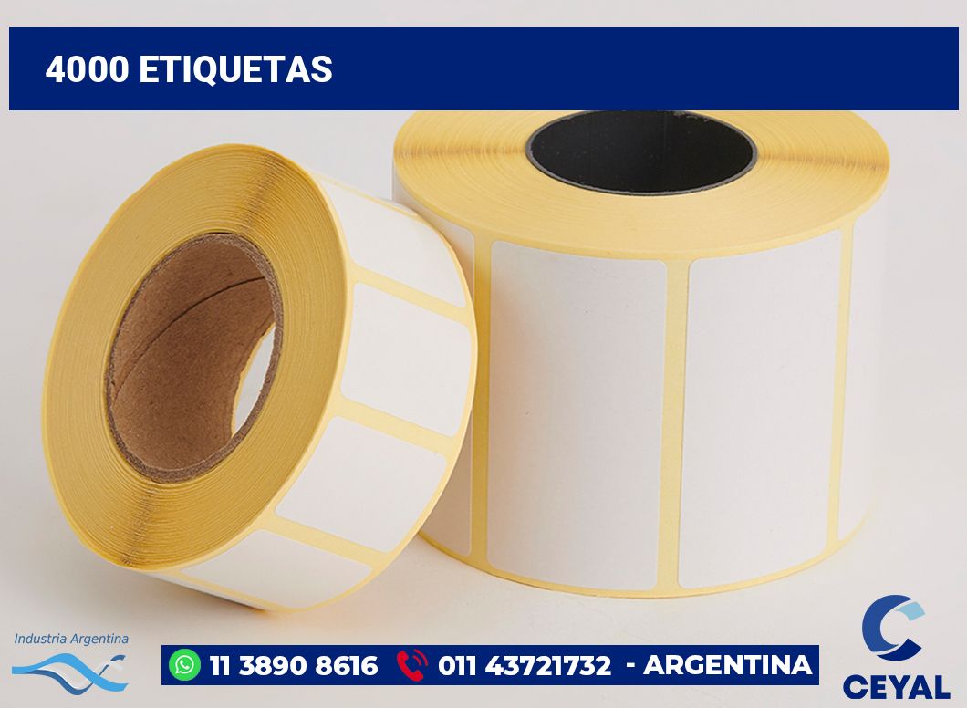 4000 Etiquetas
