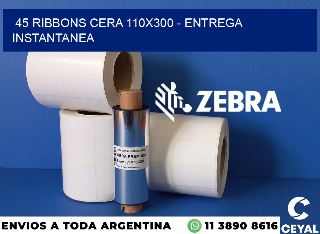 45 Ribbons cera 110x300 - entrega instantanea