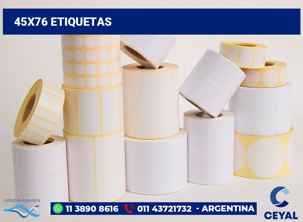 45x76 Etiquetas