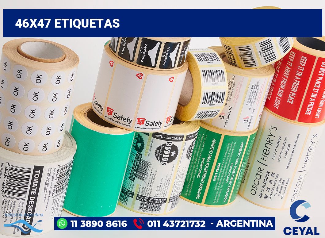 46x47 Etiquetas
