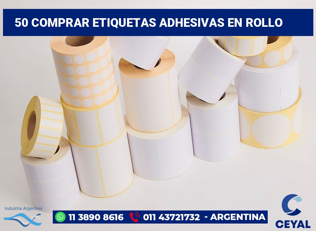 50 Comprar etiquetas adhesivas en rollo