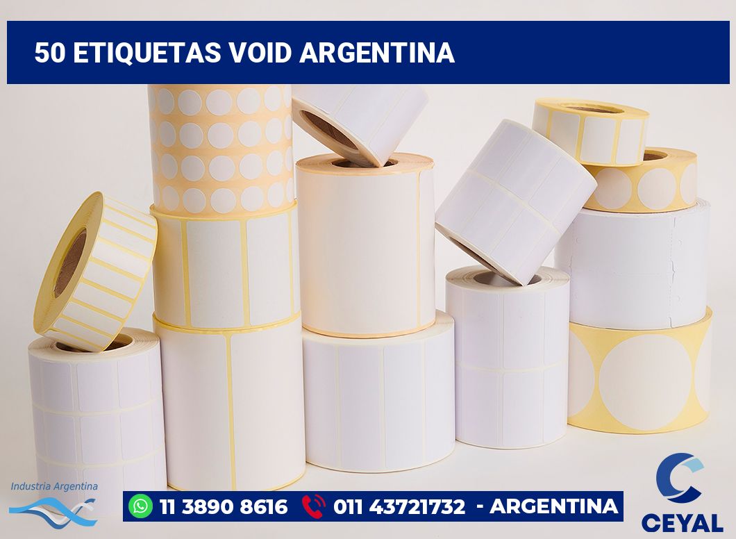 50 Etiquetas void argentina