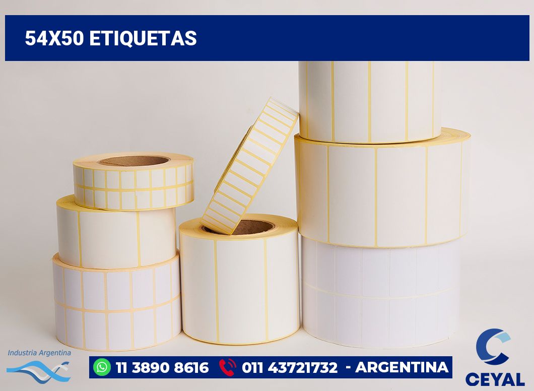 54x50 Etiquetas