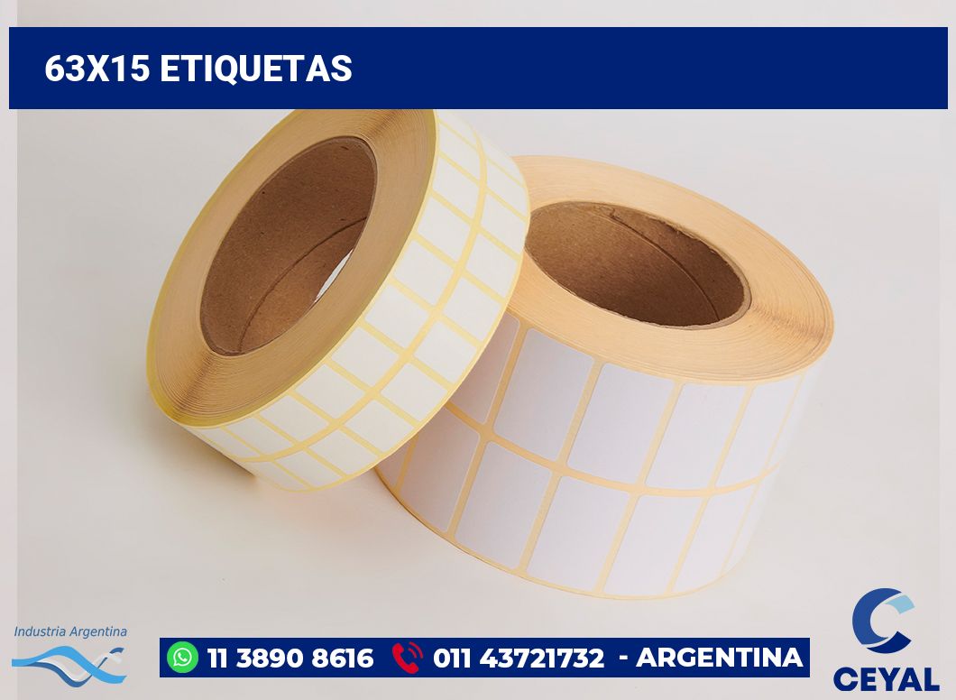 63x15 Etiquetas