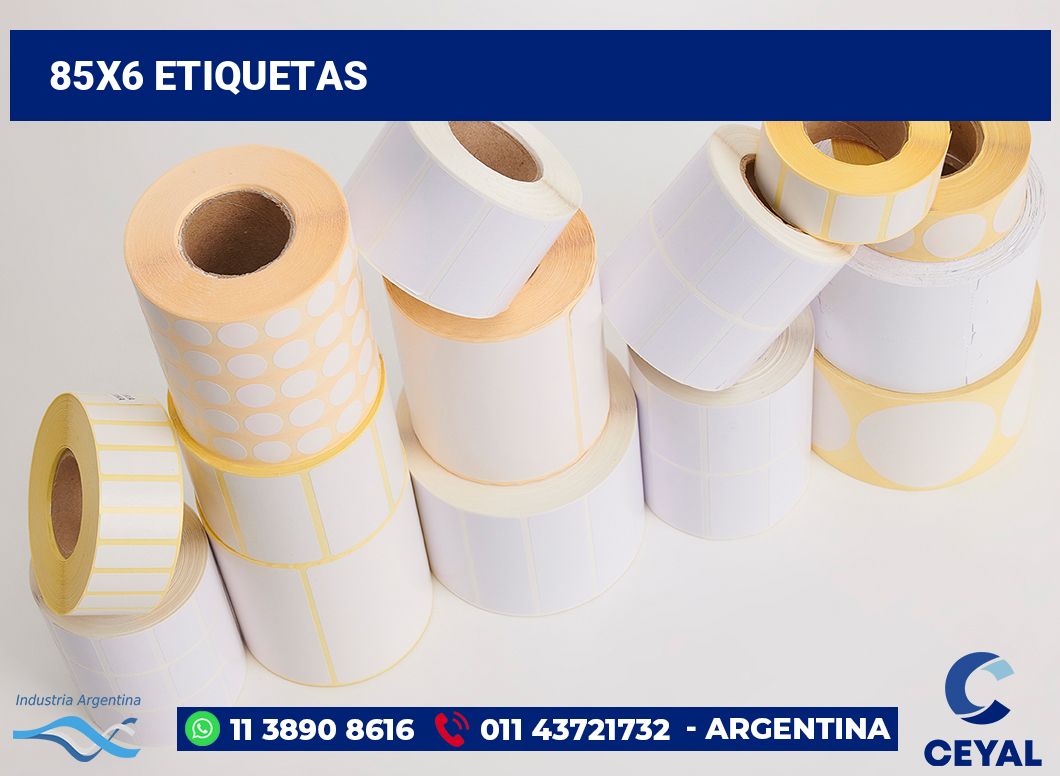 85x6 Etiquetas