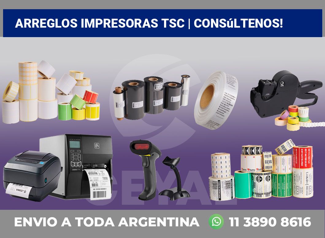 Arreglos impresoras TSC | Consúltenos!