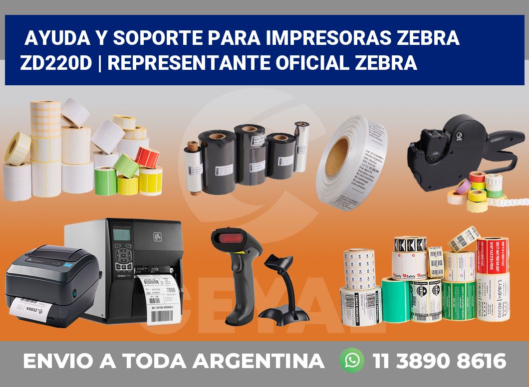 Ayuda y soporte para impresoras Zebra ZD220d | Representante oficial Zebra