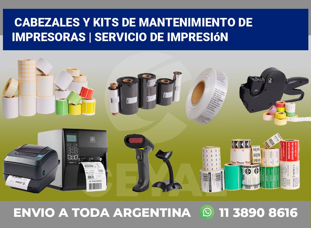 Cabezales y kits de mantenimiento de impresoras | Servicio de impresión