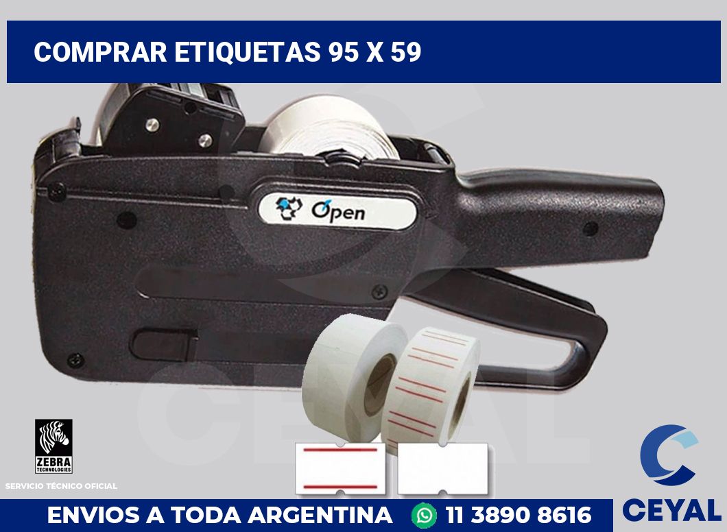 Comprar etiquetas 95 x 59