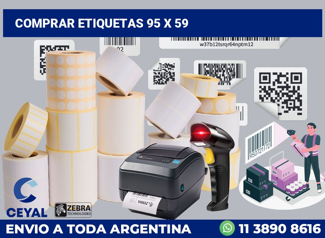Comprar etiquetas 95 x 59