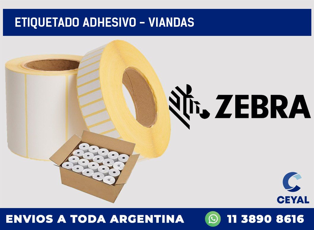 Etiquetado adhesivo – Viandas