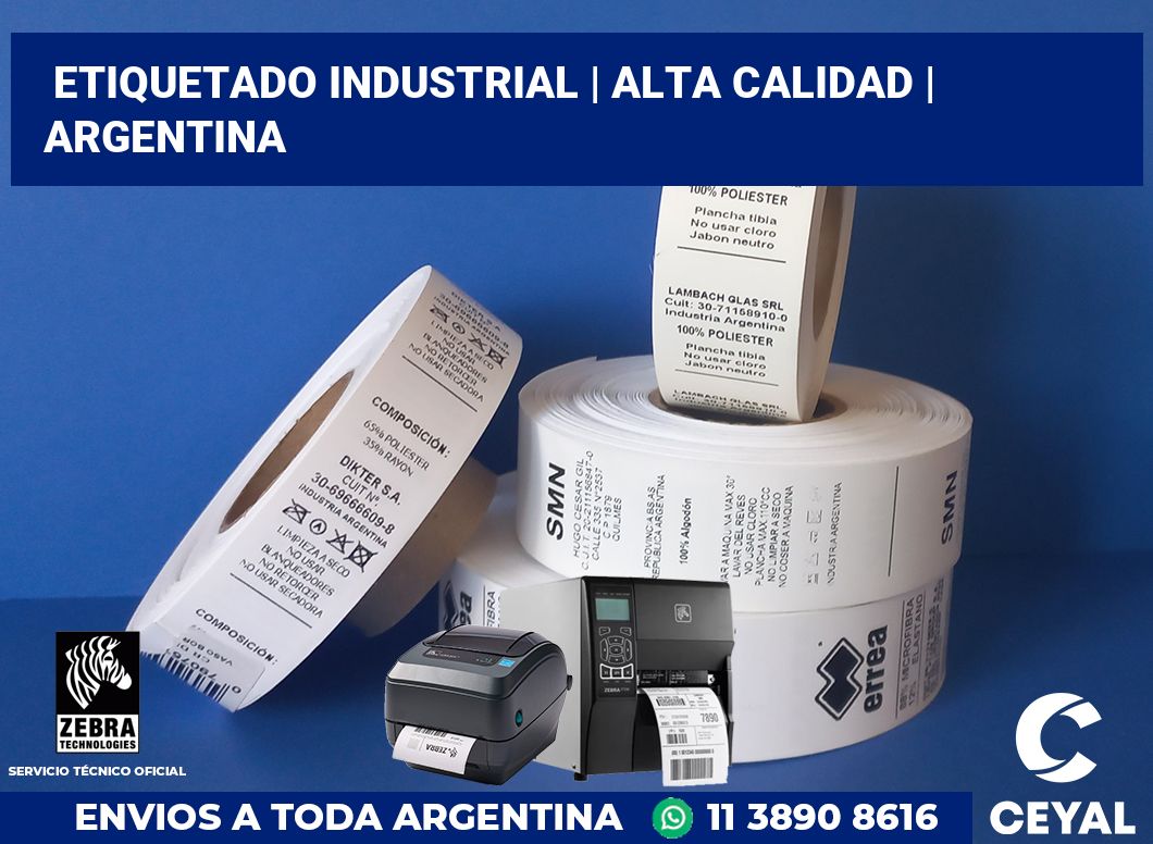 Etiquetado industrial | Alta calidad | Argentina