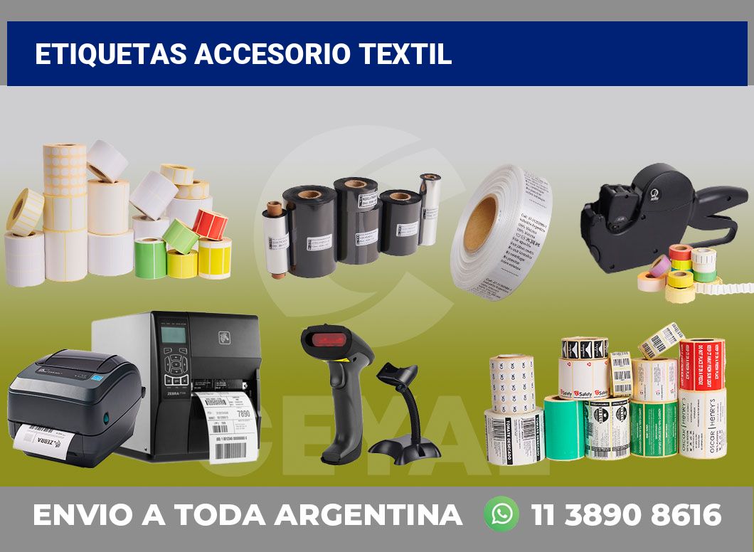 Etiquetas accesorio textil