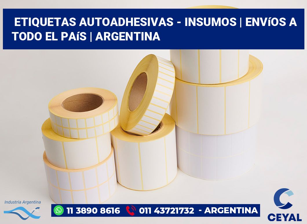 Etiquetas autoadhesivas - insumos | Envíos a todo el país | Argentina