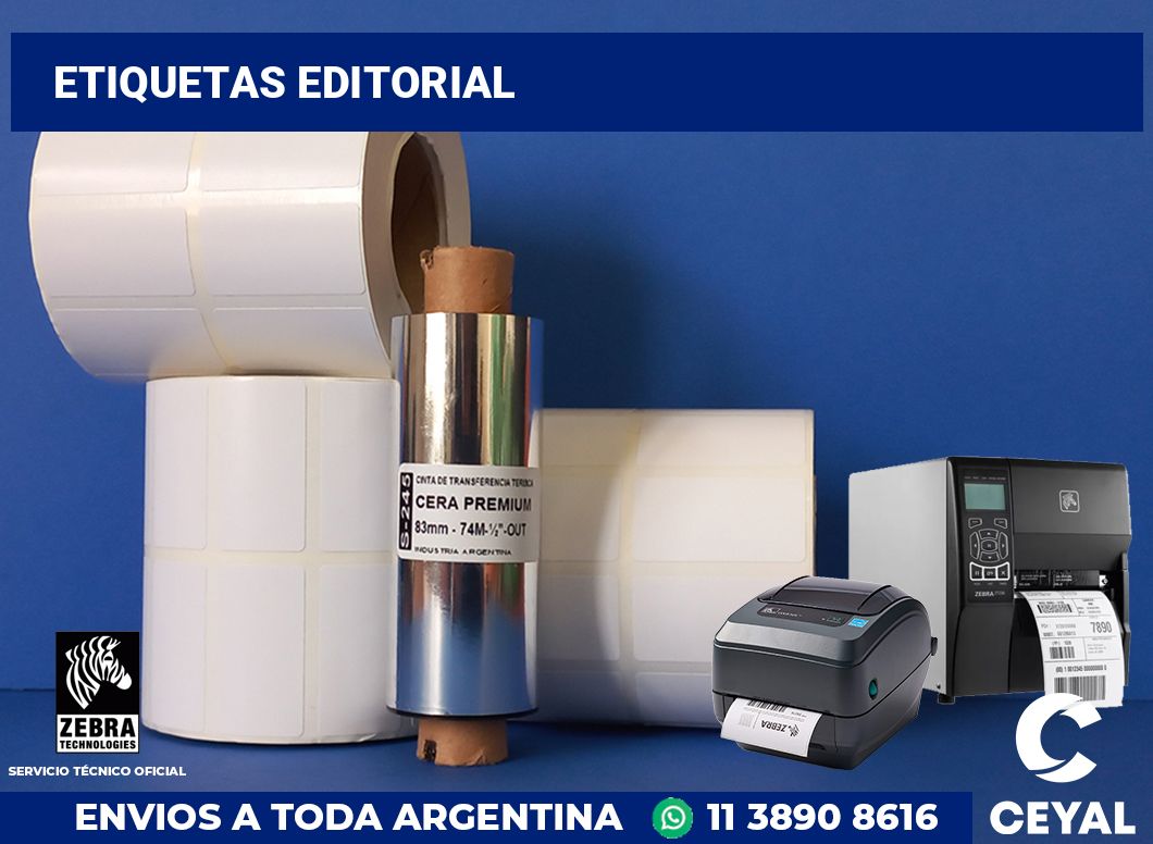 Etiquetas editorial