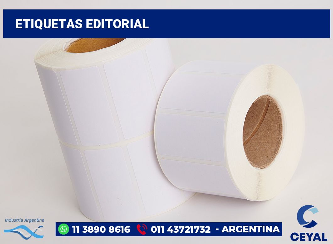Etiquetas editorial