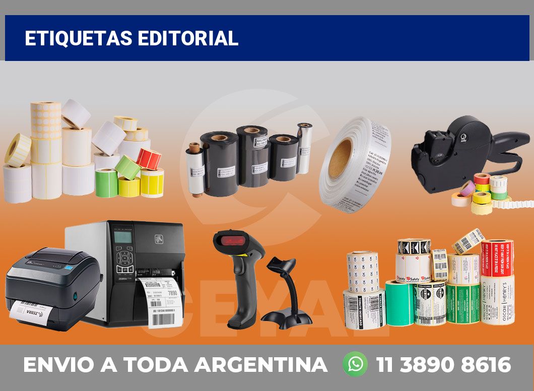 Etiquetas editorial