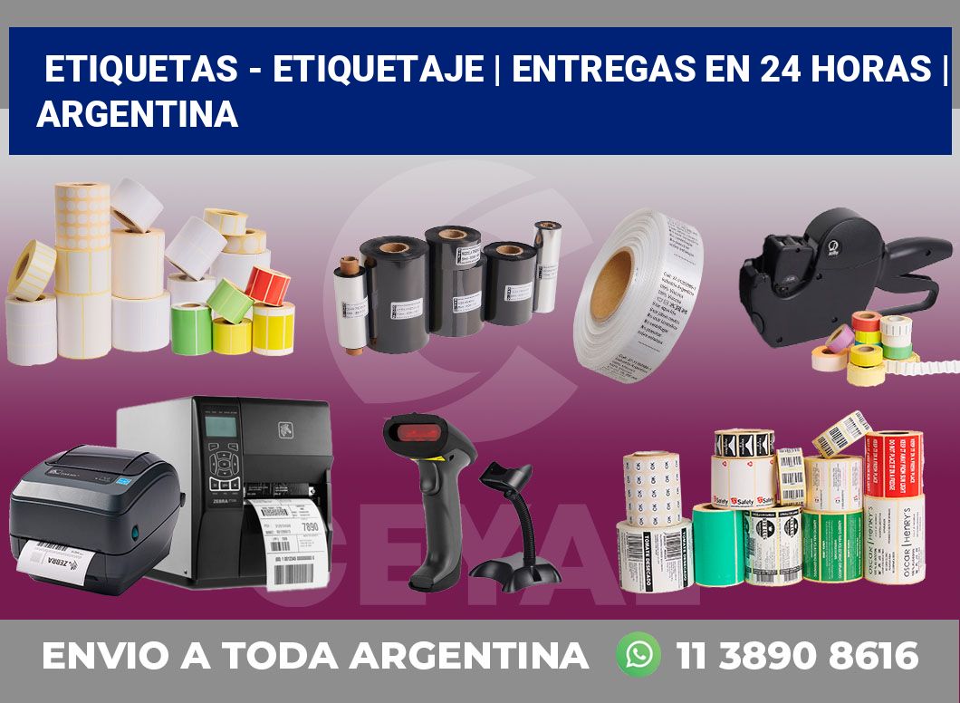 Etiquetas – etiquetaje | Entregas en 24 horas | Argentina