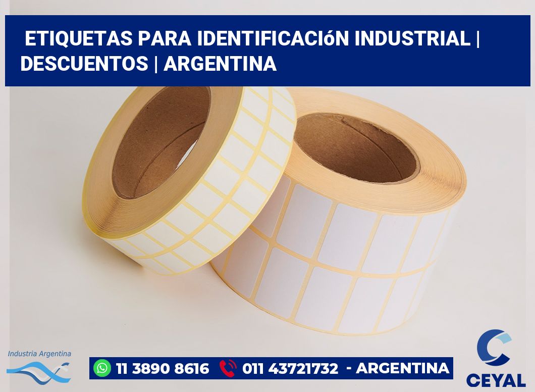 Etiquetas para identificación industrial | Descuentos | Argentina