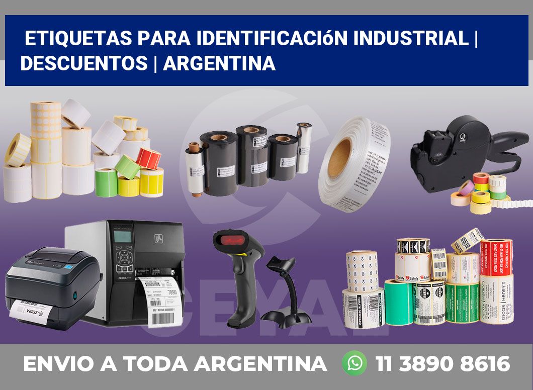 Etiquetas para identificación industrial | Descuentos | Argentina