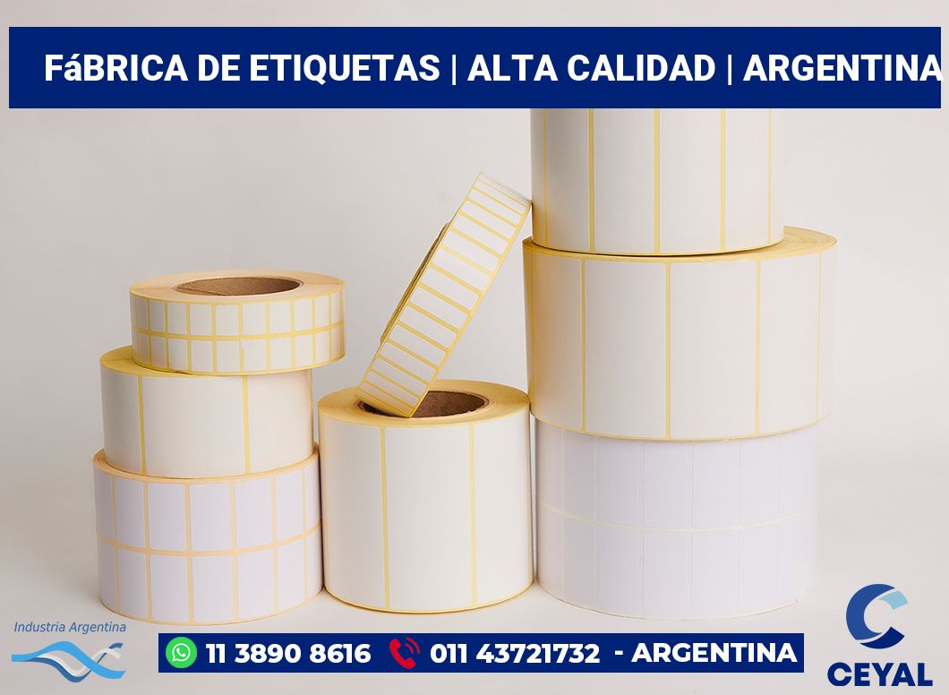 Fábrica de etiquetas | Alta calidad | Argentina