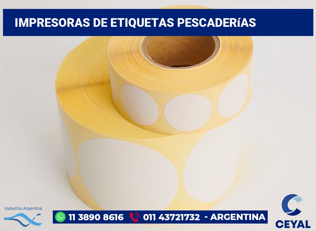 Impresoras de etiquetas Pescaderías