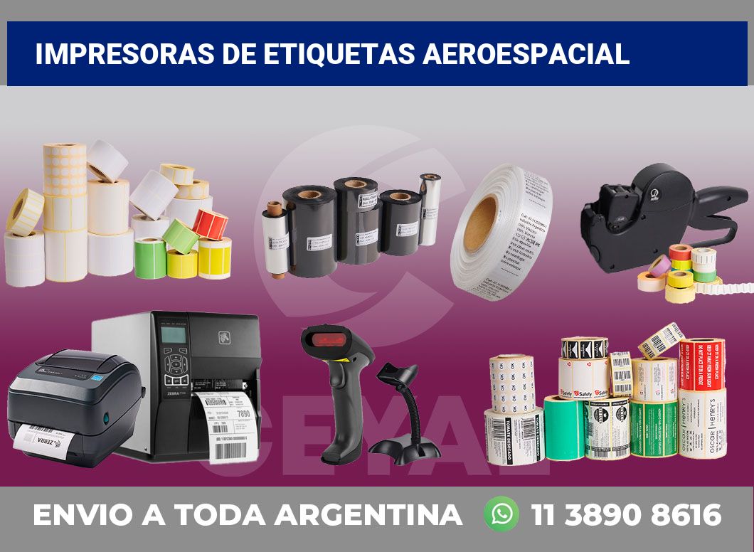 Impresoras de etiquetas aeroespacial