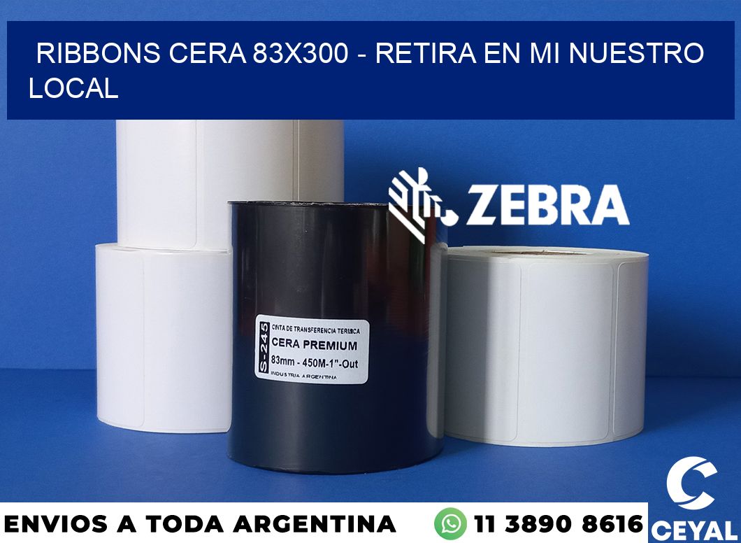 Ribbons cera 83x300 - retira en mi nuestro local