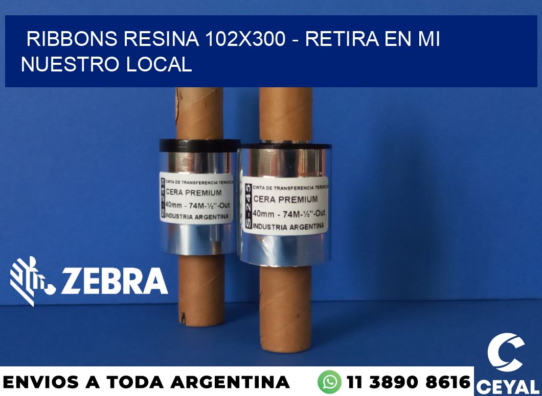 Ribbons resina 102x300 - retira en mi nuestro local