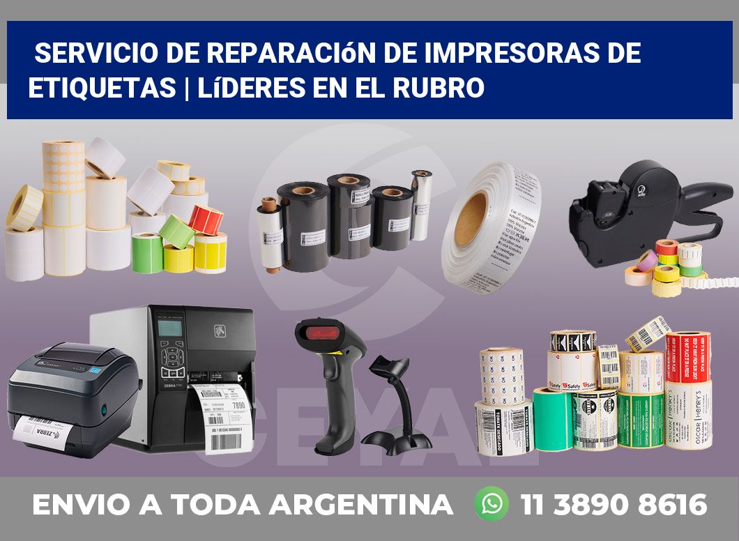 Servicio de reparación de impresoras de etiquetas | Líderes en el rubro